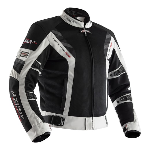 TEXTILNÍ BUNDA NA MOTORKU RST VENTILATOR V CE / JKT 2702 - ŠEDÁ - TEXTILNÍ BUNDY - NA MOTORKÁŘE