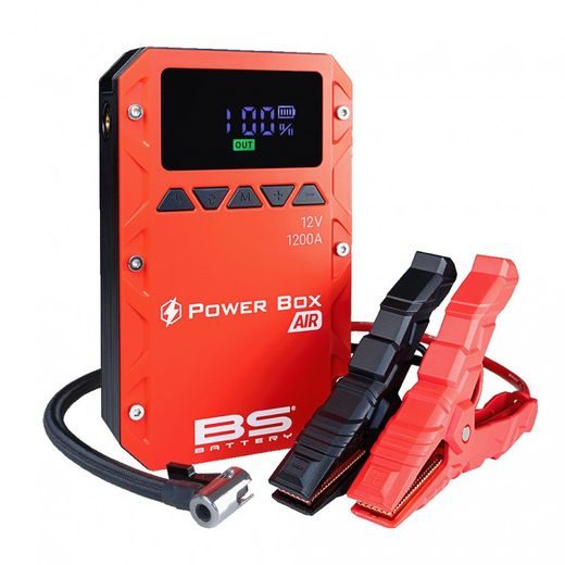 ZÁLOŽNÍ ZDROJ BS-BATTERY POWER BOX AIR PB02 - BOOSTERY BATERIÍ A KOMPRESORY - NA MOTORKU