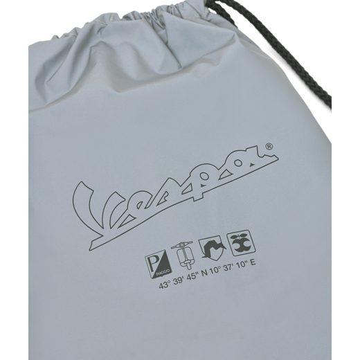 VAK NA ZÁDA VESPA - STŘÍBRNÁ - BATOHY A TAŠKY - NA MOTORKÁŘE