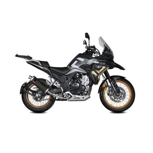 KONCOVKA VÝFUKU MIVV DAKAR KO.003.LDKB ČERNÁ - KONCOVKY VÝFUKU - NA MOTORKU