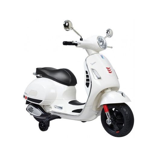 DĚTSKÝ ELEKTRICKÝ SKŮTR VESPA - BÍLÁ