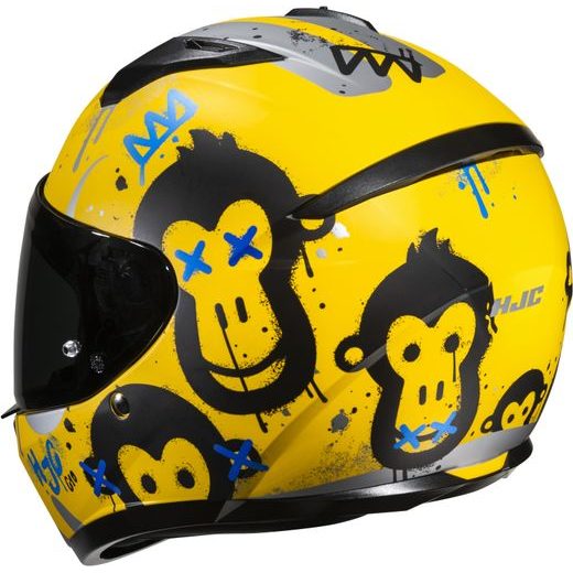 HJC PŘILBA C10 GETI DĚTSKÁ MC3SF - BEZ SLUNEČNÍ CLONY - NA MOTORKÁŘE