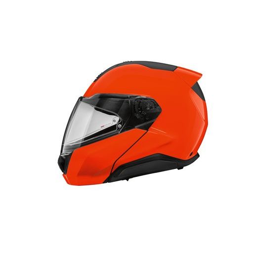 PŘILBA BMW SYSTEM 8 CARBON - ORANŽOVÁ NEON - VÝKLOPNÉ HELMY - NA MOTORKÁŘE