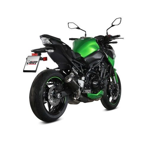 KONCOVKA VÝFUKU MIVV MK3 K.052.LM3B ČERNÁ OCEL - KONCOVKY VÝFUKU - NA MOTORKU