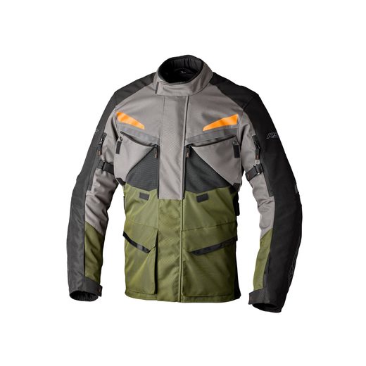RST 3198 MAVERICK EVO CE MENS TEXTILE JACKET - KHAKI/ŠEDÁ - TEXTILNÍ BUNDY - NA MOTORKÁŘE