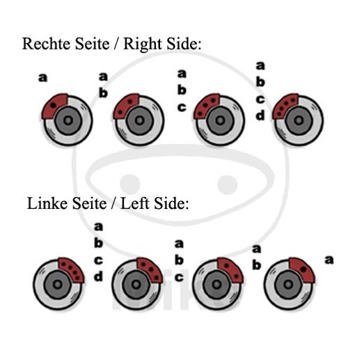 OPRAVNÁ SADA BRZDOVÉHO TŘMENU TOURMAX OST 0079 - BRZDY - NA MOTORKU
