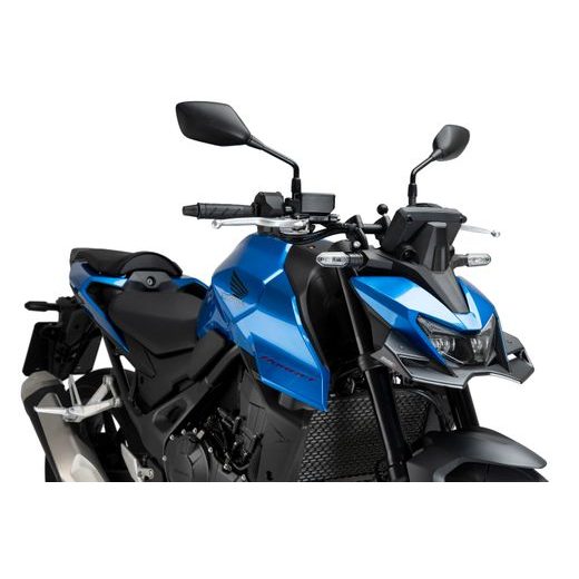 PŘEDNÍ SPOILERY PUIG NAKED 22427C KARBONOVÝ VZHLED - PLEXI ŠTÍTY - NA MOTORKU