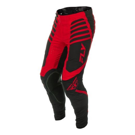 KALHOTY LITE, FLY RACING - USA 2025 (ČERNÁ/ČERVENÁ) - MOTOKROSOVÉ KALHOTY - NA MOTORKÁŘE