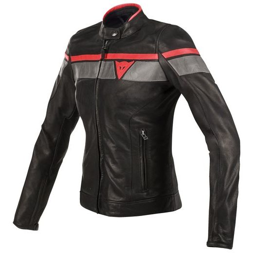 KOŽENÁ BUNDA DAINESE BLACKJACK - ČERVENÁ