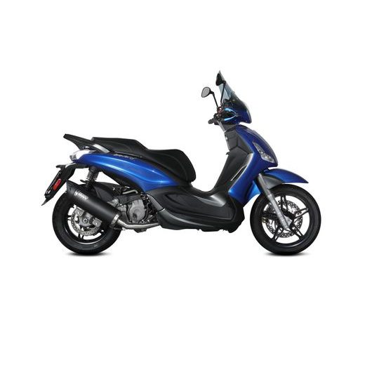 KONCOVKA VÝFUKU MIVV MOVER MV.PG.0003.LV ČERNĚ LAKOVANÁ NEREZOVÁ OCEL - KONCOVKY VÝFUKU - NA MOTORKU