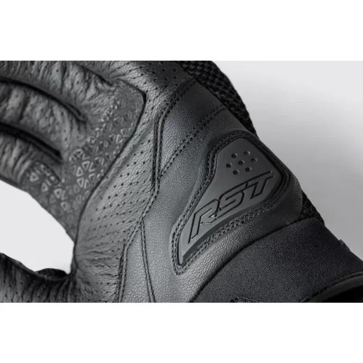 DÁMSKÉ KOŽENÉ RUKAVICE - RST 103654 VORTEK - ČERNÉ - KOŽENÉ RUKAVICE - NA MOTORKÁŘE
