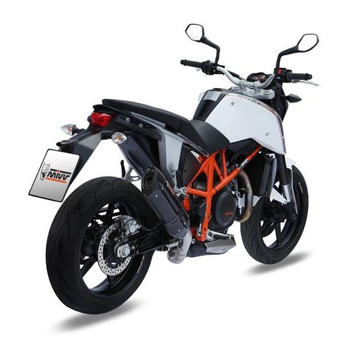 KONCOVKA VÝFUKU MIVV SUONO KT.010.L9 ČERNÁ OCEL - KONCOVKY VÝFUKU - NA MOTORKU