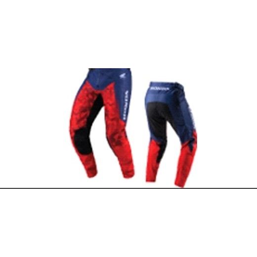 HONDA MX KALHOTY CAPSULE 25 - ČERVENÁ/MODRÁ - MOTOKROSOVÉ KALHOTY - NA MOTORKÁŘE