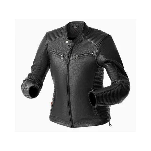 DÁMSKÁ KOŽENÁ BUNDA - RST 103644 ROADSTER AIR D3O - ČERNÁ - KOŽENÉ BUNDY - NA MOTORKÁŘE
