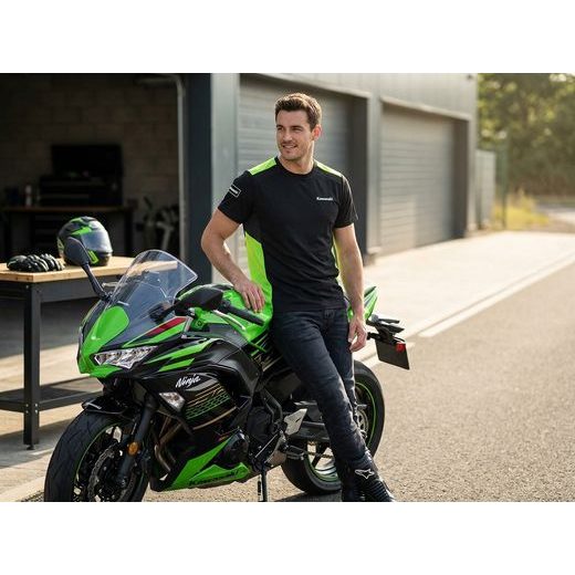 SPORTS 2026 T-SHIRT PÁNSKÉ - KAWASAKI - DÁRKY PRO FANOUŠKY KAWASAKI - NA MOTORKÁŘE