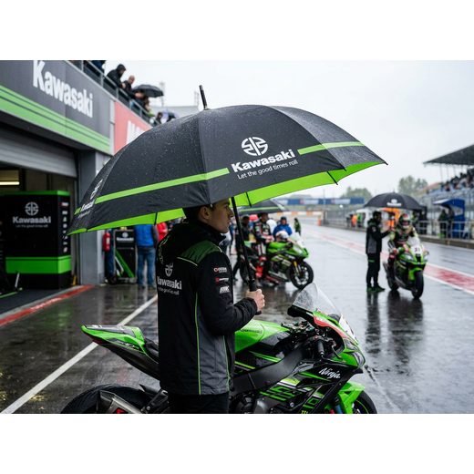 DEŠTNÍK KAWASAKI RACING - DÁRKY PRO FANOUŠKY KAWASAKI - NA MOTORKÁŘE