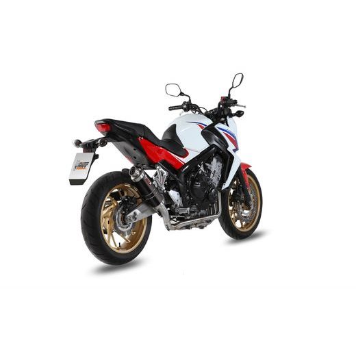 VÝFUK KOMPLETNÍ 4X2X1 MIVV GP H.055.LXB ČERNÁ OCEL D105 - VÝFUKY - NA MOTORKU