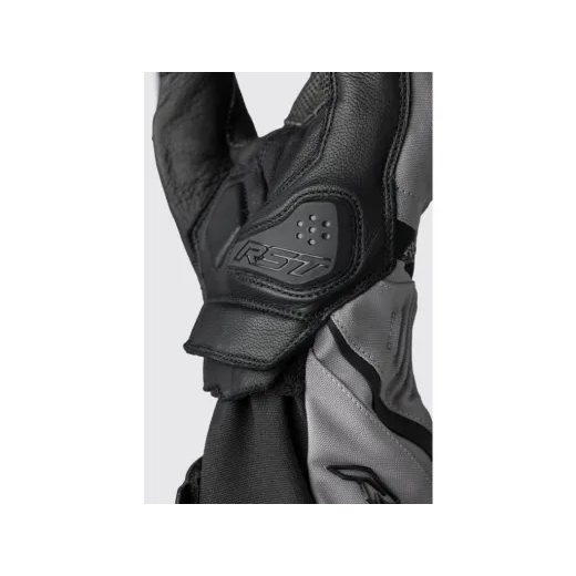 RST 103663 PRO SERIES VEGA WP GLOVES - ČERNÁ-STŘÍBRNÁ - KOŽENÉ RUKAVICE - NA MOTORKÁŘE