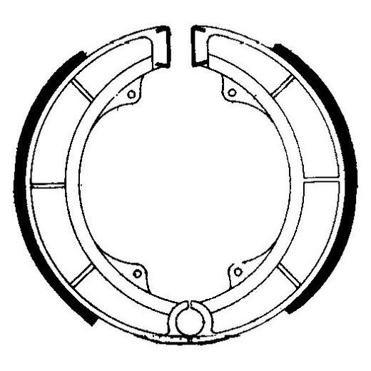 BRZDOVÉ ČELISTI FERODO 225129079 - BRZDY - NA MOTORKU