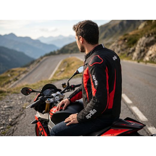 BUNDA APRILIA RACING - TEXTILNÍ BUNDY - NA MOTORKÁŘE