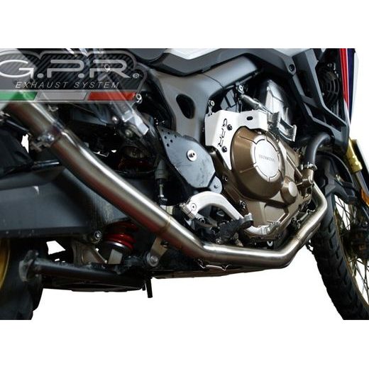 VÝFUKOVÝ SYSTÉM BEZ KATALYZÁTORU GPR H.227.2.DEC BROUŠENÁ NEREZOVÁ OCEL - SVODY BEZ KATALYZÁTORU - NA MOTORKU