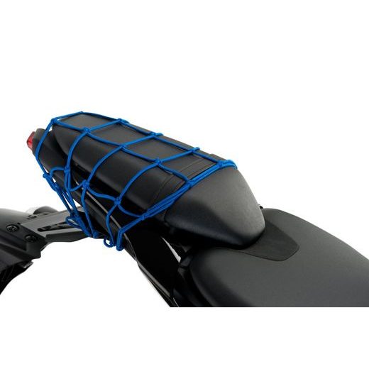 ELASTICKÁ SÍŤ PUIG 0788A MODRÁ 350 X 350MM - UPÍNACÍ POPRUHY A SÍŤKY - NA MOTORKU