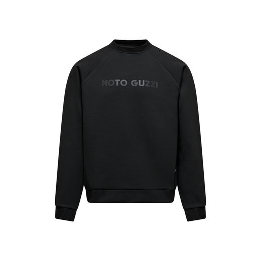MG ESSENTIAL SWEATSHIRT MAN - ČERNÁ - DÁRKY PRO FANOUŠKY MOTO GUZZI - NA MOTORKÁŘE