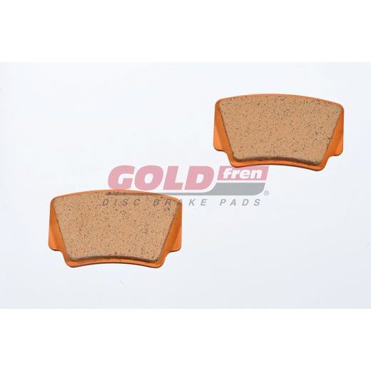 BRZDOVÉ DESTIČKY GOLDFREN 260 K1 - PŘEDNÍ - NA MOTORKU