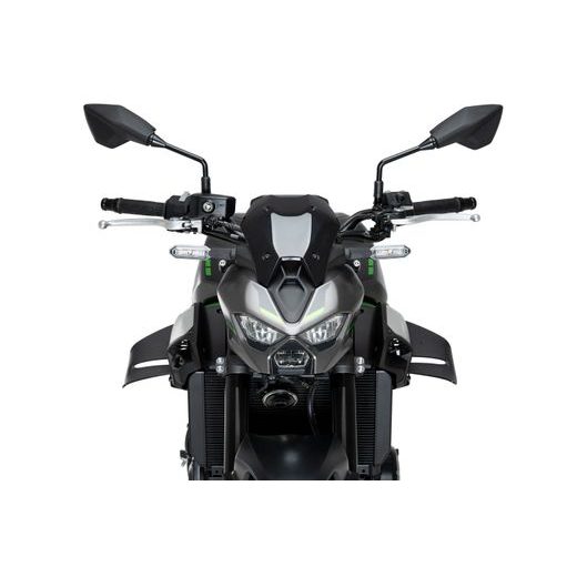 SPOILERY PUIG D12 22445J MATNÁ ČERNÁ - PLEXI ŠTÍTY - NA MOTORKU