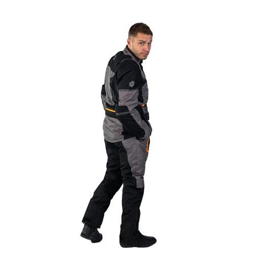 CESTOVNÍ TEXTILNÍ KALHOTY ADVENTURE EVO PANTS - ORANŽOVÉ - TEXTILNÍ KALHOTY - NA MOTORKÁŘE