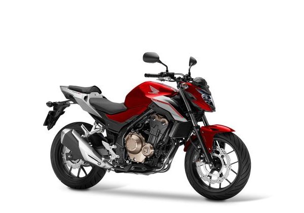 HONDA CB500F CANDY CHROMOSPHERE RED FORCE SILVER METALIC 2018
