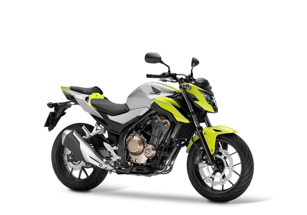 HONDA CB500F FORCE SILVER METALLIC LEMON ICE YELLOW 2018