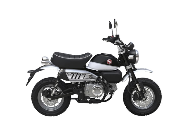 HONDA MONKEY 125 PEARL SHINING BLACK ROSS WHITE