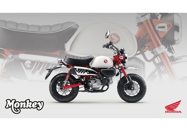 HONDA MONKEY - ČERVENÁ 2025 - MONKEY - MOTORKY