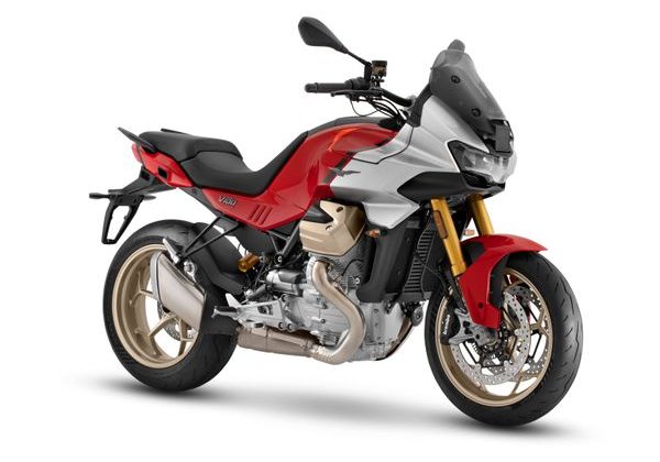 MOTO GUZZI V100 MANDELLO S E5+ - ROSSO LAVA - CESTOVNÍ ENDURO - MOTORKY