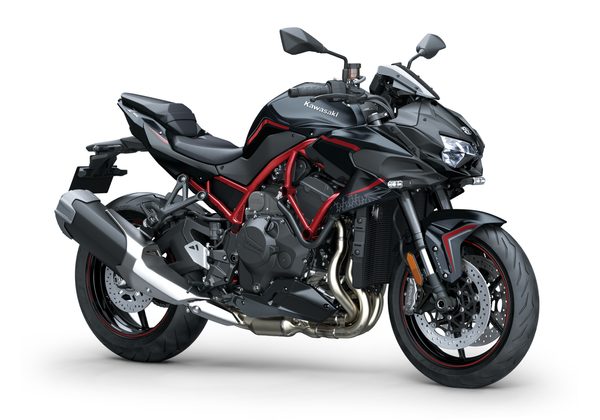 KAWASAKI Z H2 ČERNÁ S ČERVENÝM RÁMEM 2020 - SUPERNAKED - MOTORKY