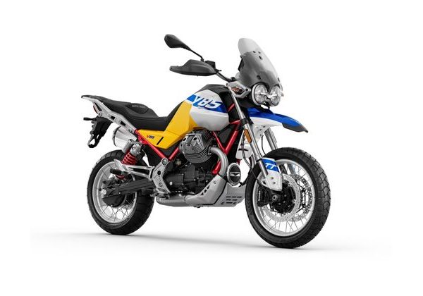 MOTO GUZZI V85 TT E5+ - GIALLO WADI 2026 - CESTOVNÍ ENDURO - MOTORKY