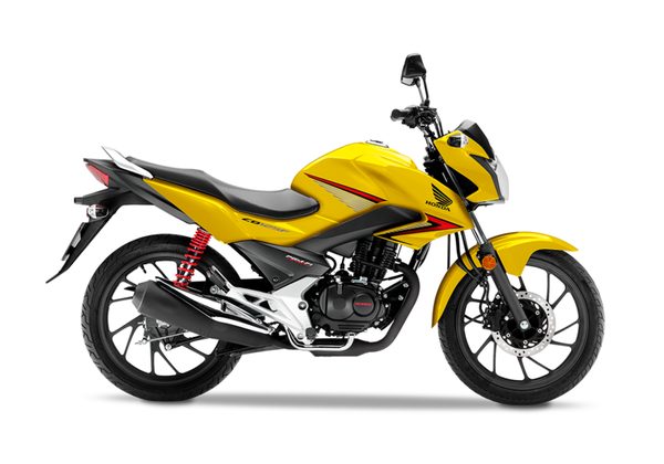 HONDA CB125F PEARL TWINKLE YELLOW