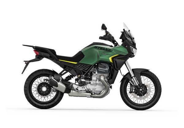 MOTO GUZZI STELVIO - ZELENÁ 2026 - CESTOVNÍ ENDURO - MOTORKY