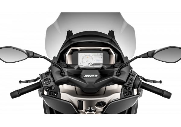 PIAGGIOMP3 530 HPE EXCLUSIVE E5 EZ6 GRIGIO TITANIO MATT - MP3 - SKÚTRY