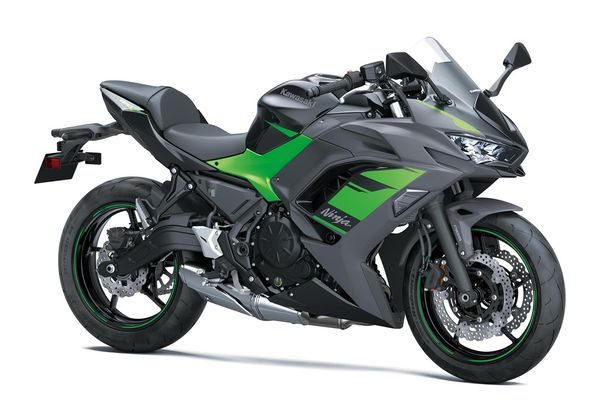 KAWASAKI NINJA 650 ŠEDO-ZELENÁ 2024