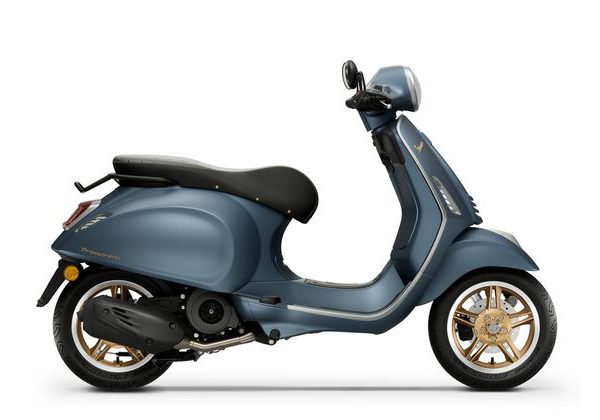 VESPA PRIMAVERA 125 OFFICINA 8 4T - MODRÁ/ZLATÁ
