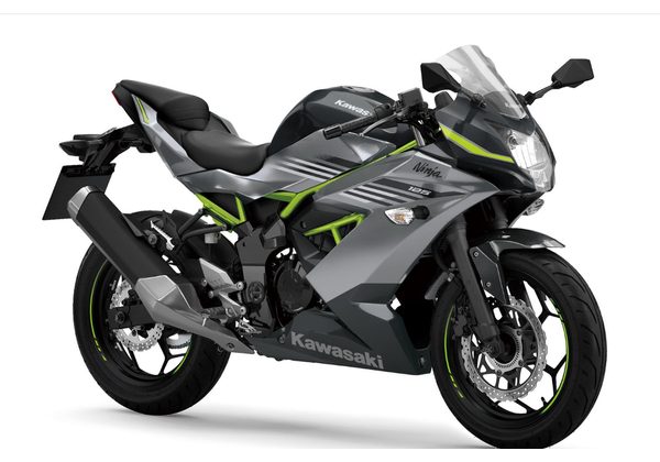 KAWASAKI NINJA 125 - ŠEDÁ 2026 - SUPERSPORT & SPORT - MOTORKY