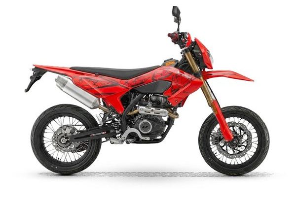 COV 125 MOTARD - ČERVENÁ - 125 CM3 - MOTORKY