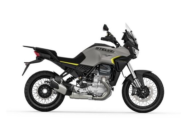 MOTO GUZZI STELVIO ARAS - ŠEDÁ 2026 - CESTOVNÍ ENDURO - MOTORKY