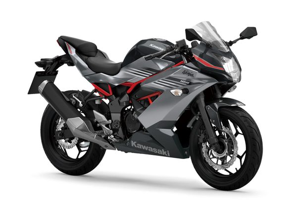 KAWASAKI NINJA 125 - ŠEDÁ 2027 - SUPERSPORT & SPORT - MOTORKY