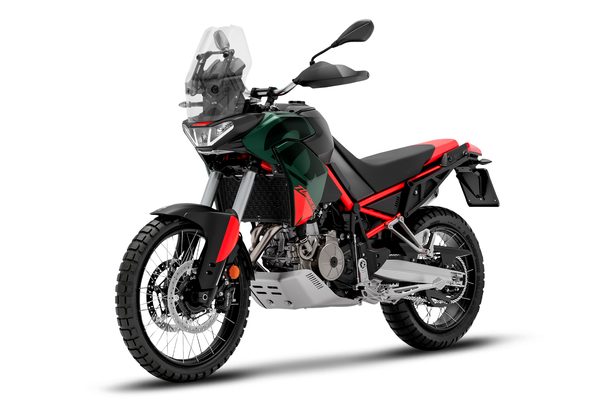 APRILIA TUAREG 660 E5+ - TORNADO GREEN 2025 - CESTOVNÍ ENDURO - MOTORKY