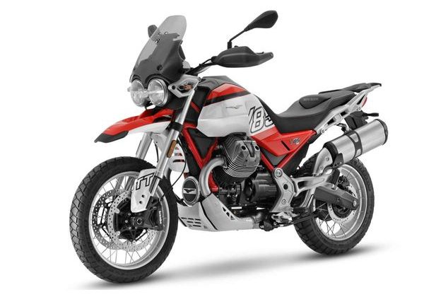 MOTO GUZZI V85 TT E5+ ROSSO FUJI 2025 - CESTOVNÍ ENDURO - MOTORKY