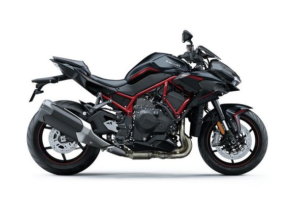 KAWASAKI Z H2 ČERNÁ S ČERVENÝM RÁMEM 2020 - SUPERNAKED - MOTORKY