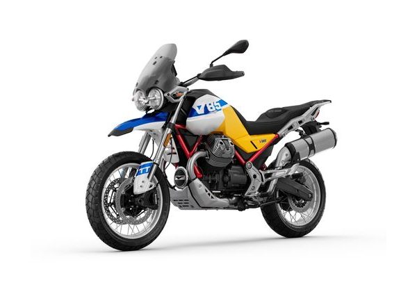 MOTO GUZZI V85 TT E5+ - GIALLO WADI 2026 - CESTOVNÍ ENDURO - MOTORKY